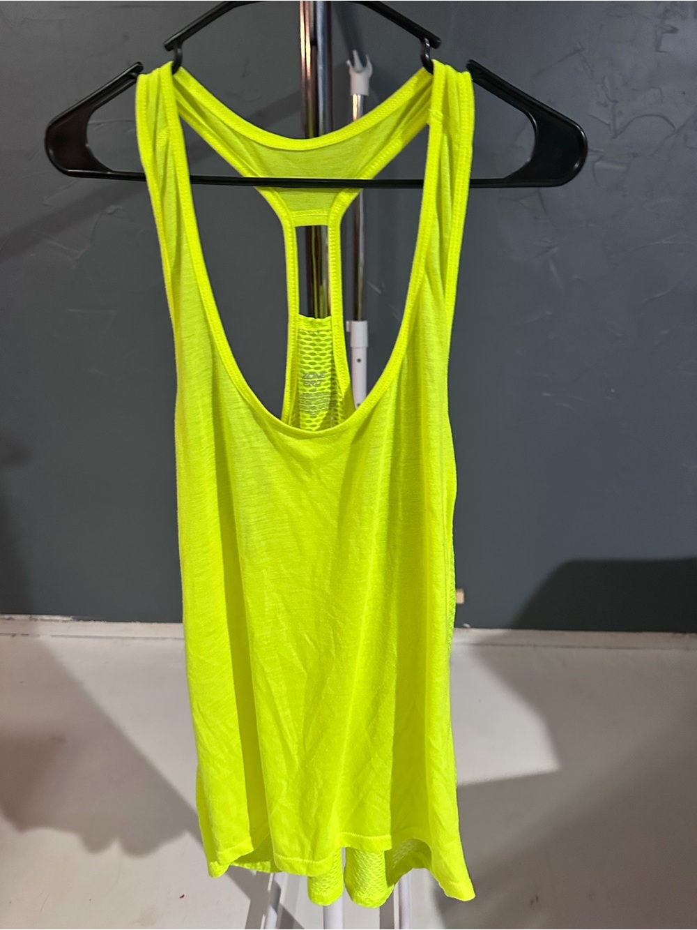 Zone Pro Neon Yellow Racerback Tank Top for Women